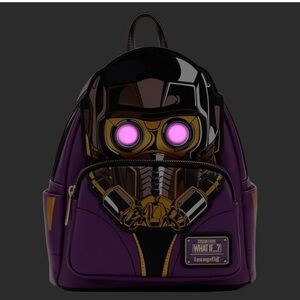 Loungefly NYCC Exclusive, What If... Star-Lord T’challa Light Up Mini Backpack